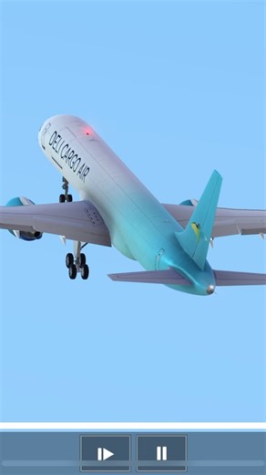 Aircraft takeoff 🛫 | aviation lovers simulator #shortvideo