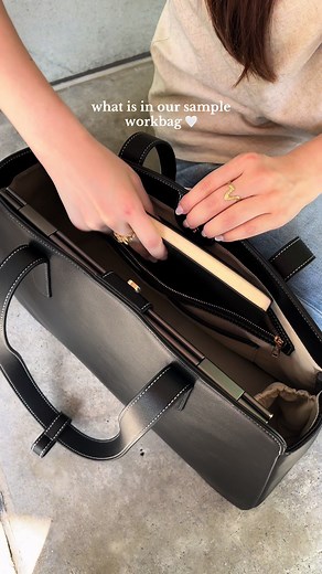whats fits into our sample workbag 🤍 now our sample workbags can fit your 14” work laptops and many more! sign-up for the JJ mailing list in our bio for updates about our launch and get 10% OFF your first bag purchase 👜💌 #workbag #trending #viral #fyp #smallbusiness #sgfashion #entrepreneur #whatsinmybag #womenbag