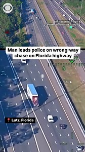 A driver was arrested after leading #Florida deputies on a wrong-way chase after fleeing a traffic stop. He was eventually arrested, but not before abandoning the car and fleeing on foot. #news #caughtoncamera #police #chase | 48 Hours