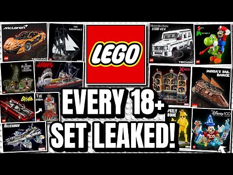 Every Lego 18+ Set LEAKED! (25+ Sets!)