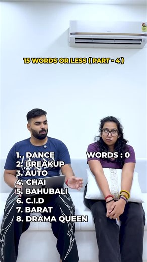 BeyondU on Instagram: "🎤 15 Words or Less Challenge 🧠💬 Can Radhika guess all the words before her limit runs out? She actually did fine this round… other than her personal trauma sneaking into the game 😂 But then Ashish — oh Ashish — completely messed it up at the end 🤦‍♂️ 👉 Watch till the end and tell us who you think held it together better! #BeyondU #15WordsOrLess #WordChallenge #GroupChallenge #FunnyReels #ComedyReels #ViralChallenge #EntertainmentReels #FunWithFriends #LaughOutLoud #G