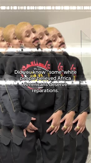 The 20% of white people that believe Black people deserve reparation where are you? ##blackhistory##whitepeople##history##education##blackpowermovement
