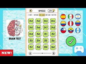 Brain Test | Niveles 241 - 260 | Todas las soluciones explicadas ✅