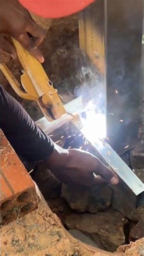 Mastering Steel Column Installation | Pro Building Construction Techniques #construction #building