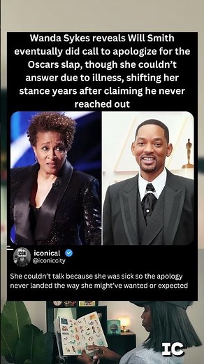 Wanda Sykes reveals Will Smith eventually did call to apologize for the Oscars slap