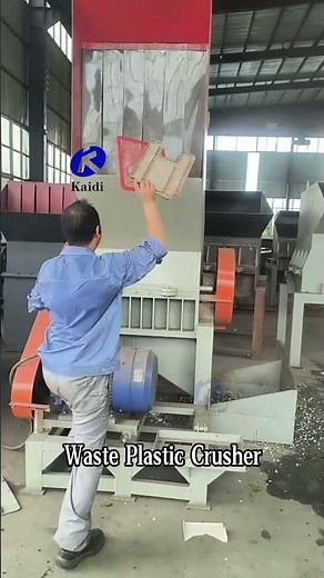 Amazing plastic waste recycling process | plastic crushing machine #plasticrecycling #plasticcrusher