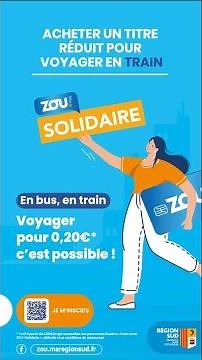 RECHARGER UN TITRE TER ZOU ! SUR SA CARTE ZOU SOLIDAIRE !
