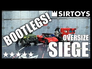 Sirtoys Oversize Transformers War For Cybertron: Siege BPF Optimus, Sideswipe and Hound