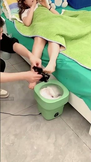 🍎Portable Magic Washing Machine 🧺✨ | Compact Travel Laundry Washer for Camping #3364 ‪@sovorsgadget‬