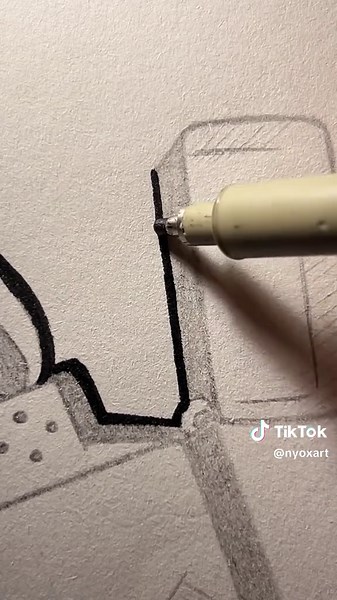 nyoxart (@nyoxart) - Easy Drawing Tutorial: Ink Your Artwork Like an Artist