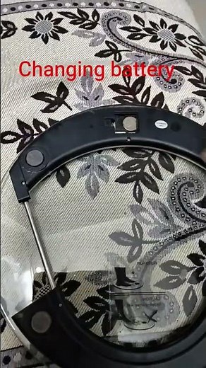 #How to change battery of a weighing machine