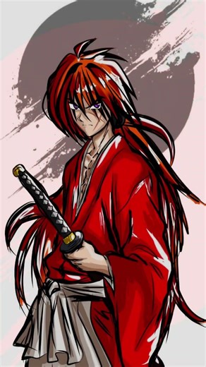 Kenshin himura/himura battousai #rurounikenshin #samuraix #anime