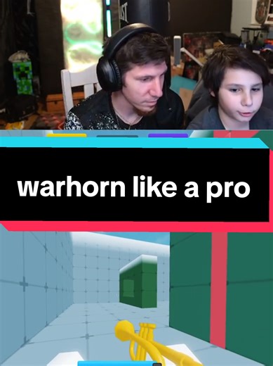 Aiden shows his dad Anthony how to use the warhorn like a pro #robloxrivals #roblox #aidenachilles #anthonyfrank