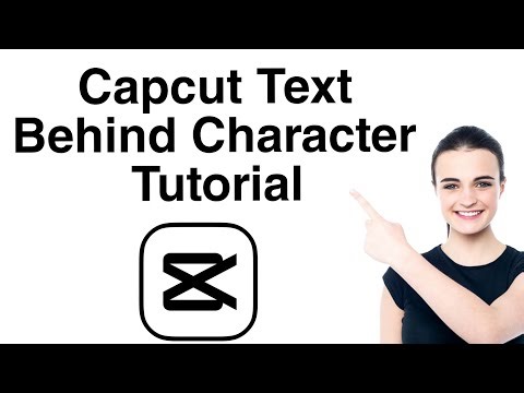 CapCut Text Behind Character Tutorial | Easy Method
