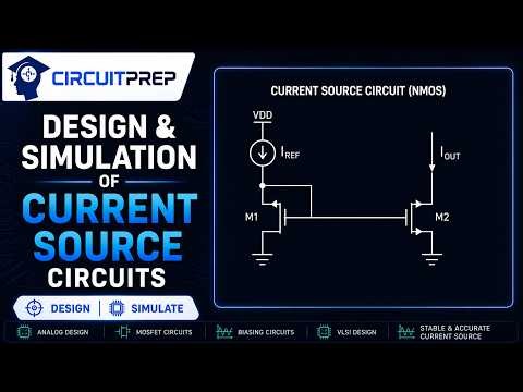 Comparing 4 Current Source Circuits | MOSFET Analog Design