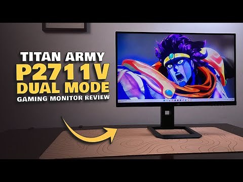 Titan Army P2711V Review - 4K 144Hz + 1080p 288Hz in ONE Gaming Monitor!