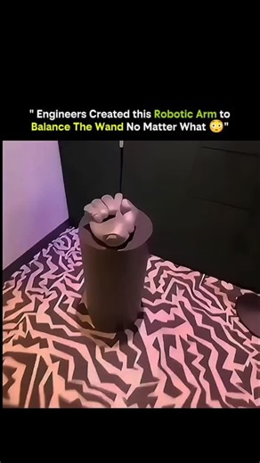 SCIENCE - EXPLAINED on Instagram: "At first glance, it feels impossible — tilt it, shake it, disturb it — and the wand still refuses to fall. But this isn’t magic. It’s control systems, sensors, and physics working together in real time. Here’s what’s happening behind the scenes: • High-speed sensors constantly detect the wand’s position • Gyroscopes and accelerometers measure tilt and motion instantly • Control algorithms calculate corrections in milliseconds • Motors apply precise counter-move