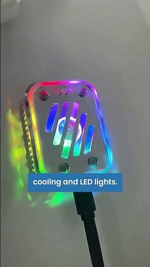 Wireless Magnetic Phone Cooler with RGB LED | Turbo Cooling for Gaming & Video Recording