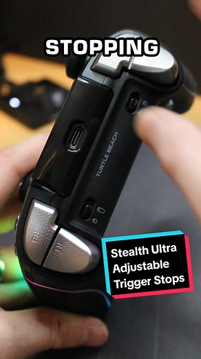 The Stealth Ultra Gaming Controller has quick and simple adjustable Trigger Stops! #turtlebeach #xbox #controller #gaming #pc