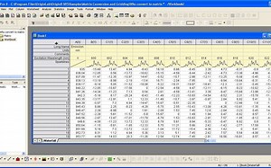 Graphing- Origin 8- Converting a Worksheet to Matrix Direct