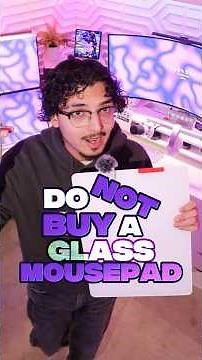 DO NOT BUY A GLASS MOUSEPAD BEFORE WATCHING THIS VIDEO...🤮#glassmousepad