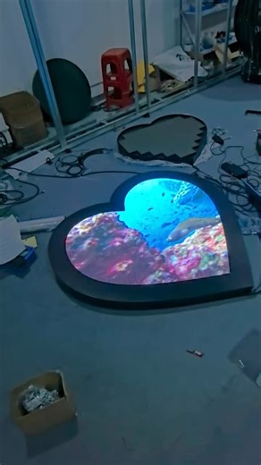 led.screen.17years | heart led screen display #diy #screen #display #panel #media #ledscreen #leddisplay #ledwall #billboard #sign #pole #lighting #tech... | Instagram