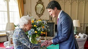 Queen welcomes Canadian PM Justin Trudeau in first in-person meeting as she regains health