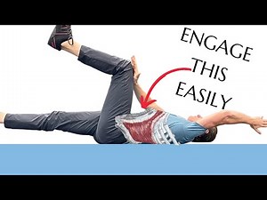 Safe & Easy Core Exercise [Dead bug variations]