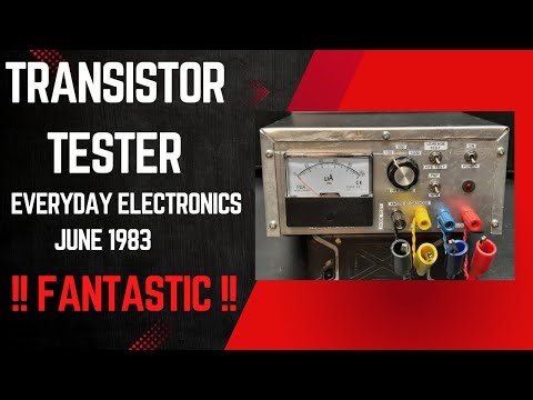 Transistor Tester - Everyday Electronics - June 1983 - Magazine Project