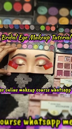 Bridal Eye Makeup 2026 ✨ Simple & Glam Pakistani Bride Look 💍 #Shorts