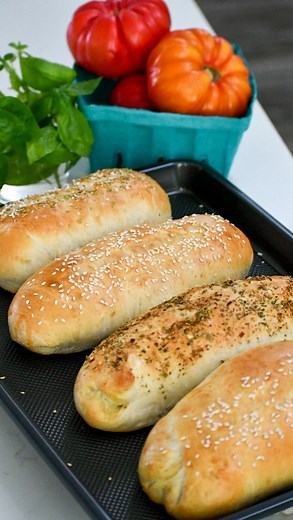 Sweta Patel | The easiest homemade sub rolls—soft on the inside, golden on the outside. Perfect for sandwiches, sliders, or just warm with butter. 🥖 1... | Instagram