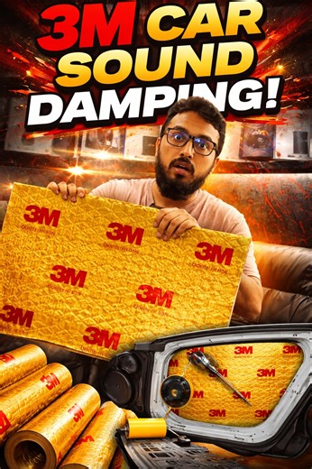 Upgrade your car's acoustics with 3M Sound Damping Sheets. Eliminate irritating road noise, kill metal vibrations, and unleash the true potential of your car audio system. #sounddamping #3m #doordamping | ProAuto বাংলাদেশ