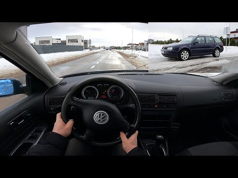 2000 Volkswagen Golf IV Variant 1J5 1.9 TDI 90 Hp | POV Test Drive