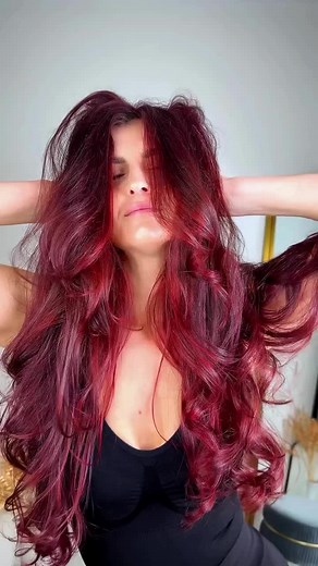 OVERTONECOLOR | @ruslana_edits brought the vibrancy with our Ruby Red Healthy Color Duo (formerly Extreme Red) ❤️‍🔥 Bold, rich color that speaks main... | Instagram