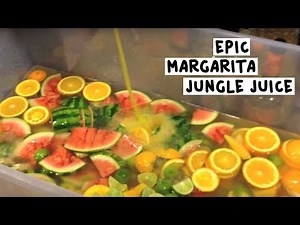 Epic Margarita Jungle Juice - Tipsy Bartender