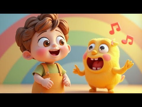 Colour Monster Dance – Jump in Red & Blue! | Fun Color Song for Kids | Monster Dance Rhyme