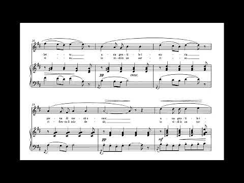 Puccini - Storiella d'Amore (piano accompaniment)