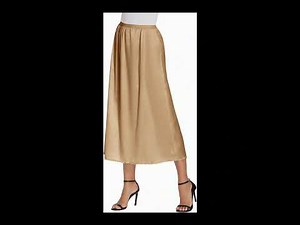 👉 Avidlove Women's Satin Half Slip 36" Lace Long Underskirt S-XXL