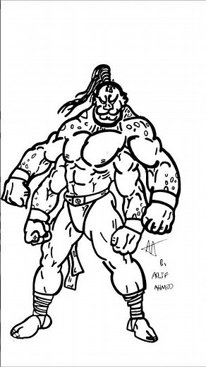 How To Draw Goro | Mortal Kombat