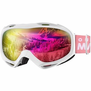 OutdoorMaster Ski Goggles OTG - over Glasses Ski/Snowboard Goggles for Men, Women & Youth - 100% UV Protection