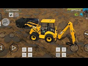 “JCB Backhoe Simulator🚜 | Realistic Digging & Loader Work Gameplay😱 | JCB Game”🚜
