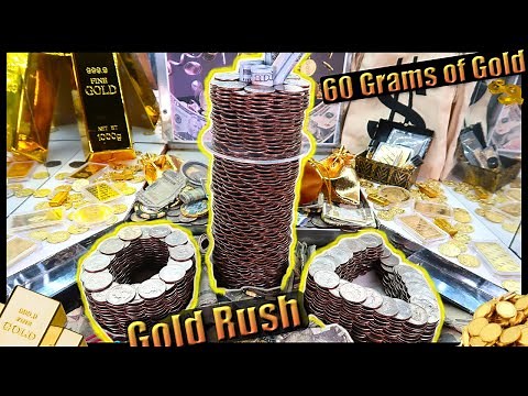 🟡"NEW Location" "NEW Game"! $4,000 in Gold=60 Grams in the *New* High Limit Coin Pusher! (Gold Rush)
