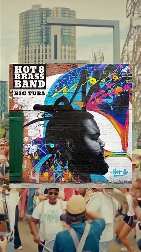 Hot 8 Brass Band’s new single “Big Tuba” 🎶🎺 #shorts #brassband #hot8brassband #NewOrleans