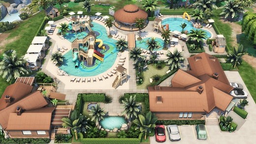 完美水上乐园 | 家庭度假首选｜模拟人生 4 | 速建 by Mr. Olkan