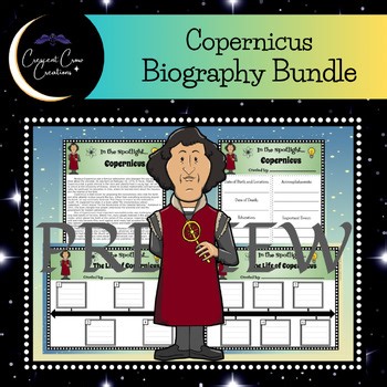 Scientist & Inventor Copernicus Biography Bundle Research Project