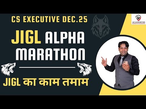 JIGL ALPHA MARATHON | JIGL MARATHON | JIGL MARATHON CS EXECUTIVE