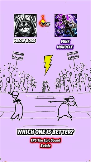 FUNK MONOCLE VS MEOW BOSS (PHONK BATTLE)#phonk #funk #battle #music #song #fyp