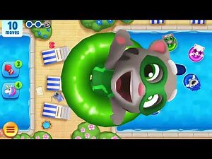 Talking Tom Pool Level 121-130 Walkthrough Gameplay #12