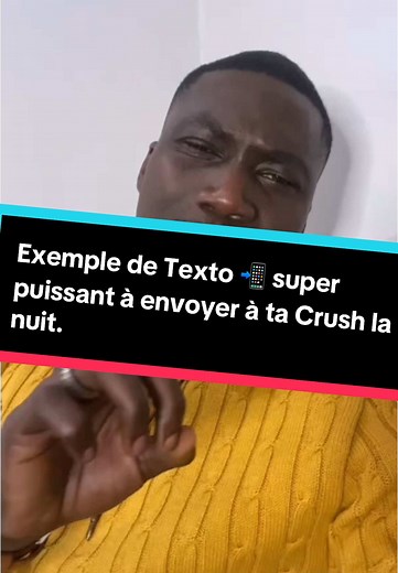 Texto puissant pour séduire ta crush la nuit