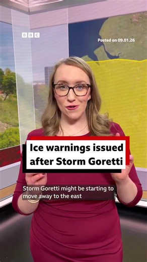 More warning following Storm Goretti ⚠️ #weather #snow #forecast #learnontiktok